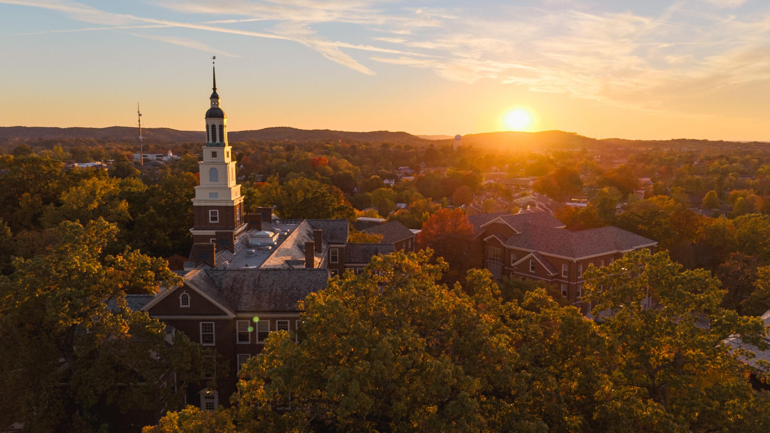 Berea College Campus in the fall